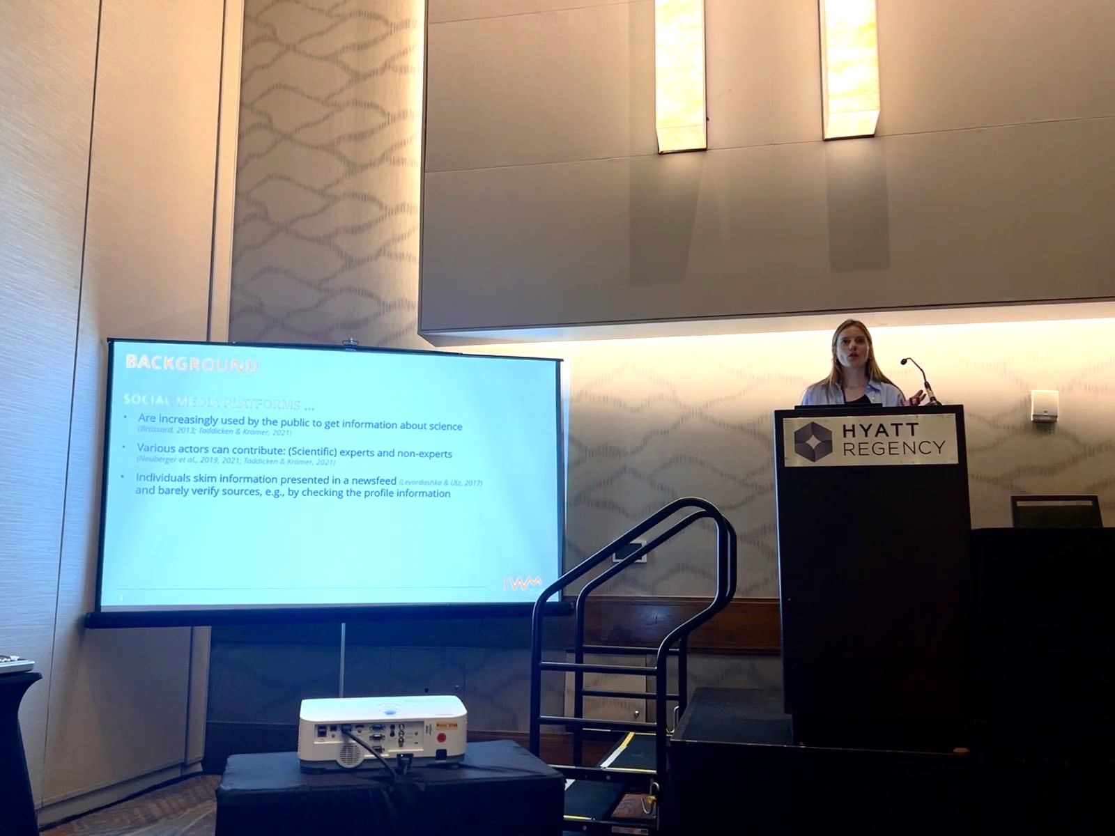 Presentation at the PCST